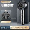 4-Mode High Pressure Handheld Shower Head