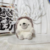 Cute Plush Hedgehog Keychain — Soft Stuffed Keyring for Bags & Keys