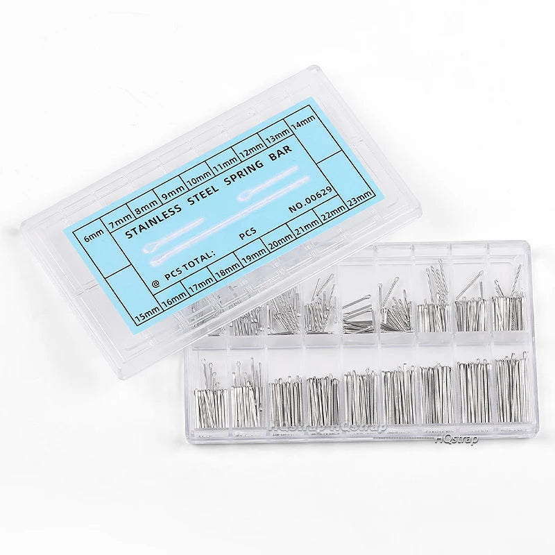 Stainless Steel Watch Band Pins Assortment Kit (360 Pieces)
