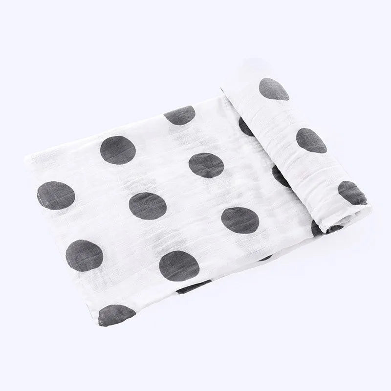 Super Soft Cotton Muslin Baby Swaddle Blanket
