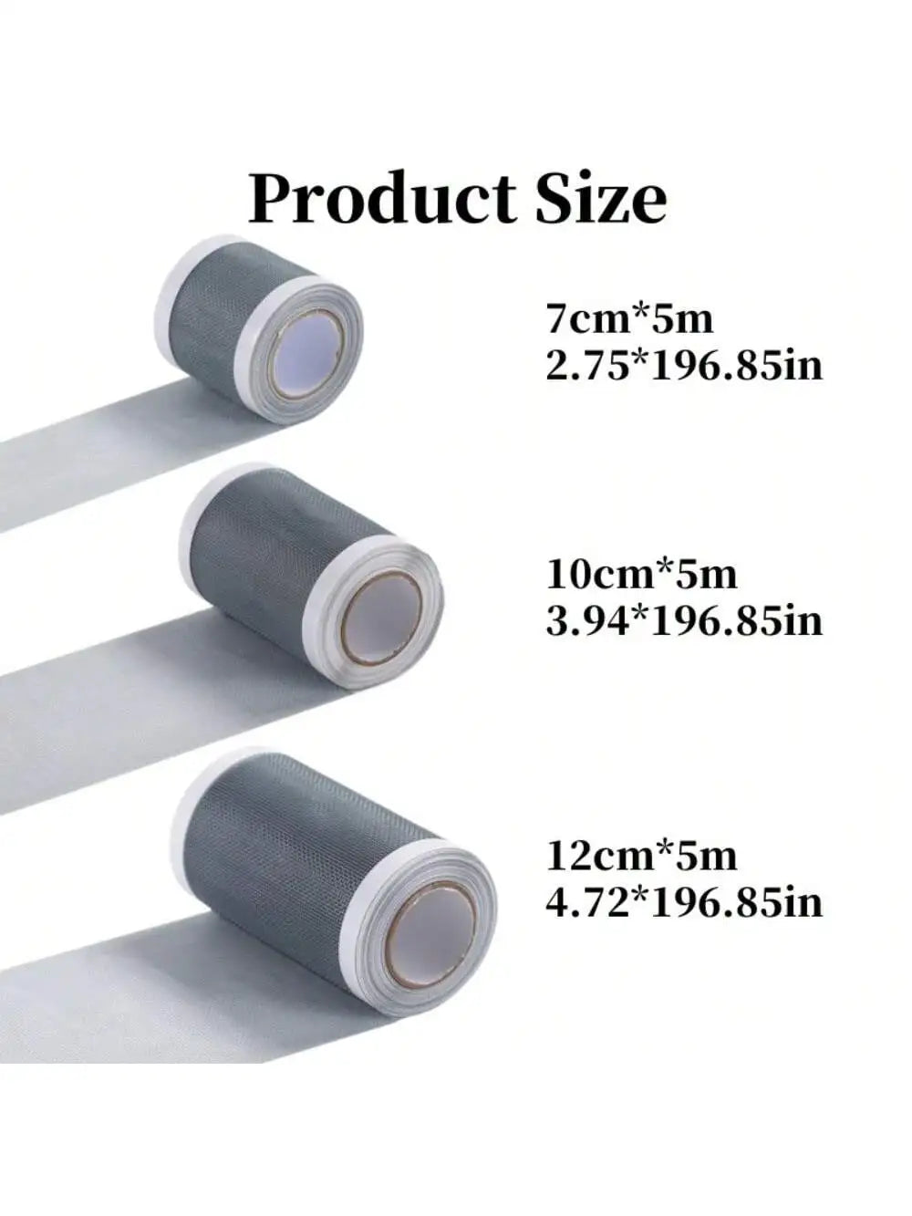 Self-Adhesive Screen Repair Tape for Windows and Doors