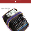 PU Leather Women's Multi-Slot Zipper Wallet Card Holder