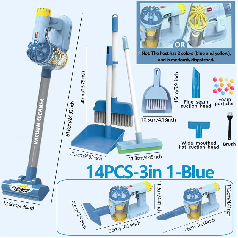 Kids Pretend Play Vacuum Cleaner Set