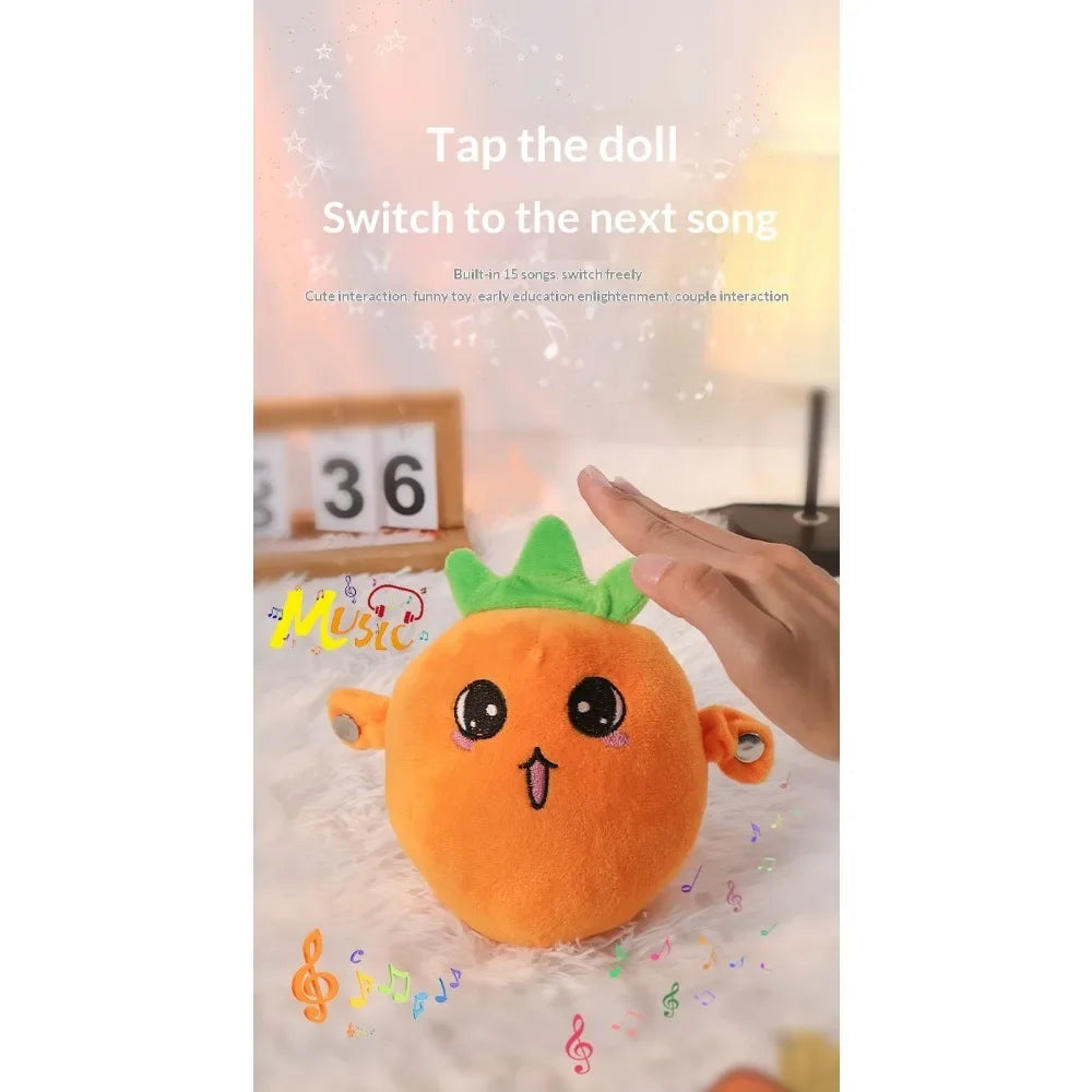 Interactive Musical Plush Bear Toy with Motion Sensor
