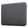 A dark gray slim laptop and tablet briefcase sleeve.