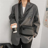 Classic PU Leather Men's Crossbody Messenger Bag