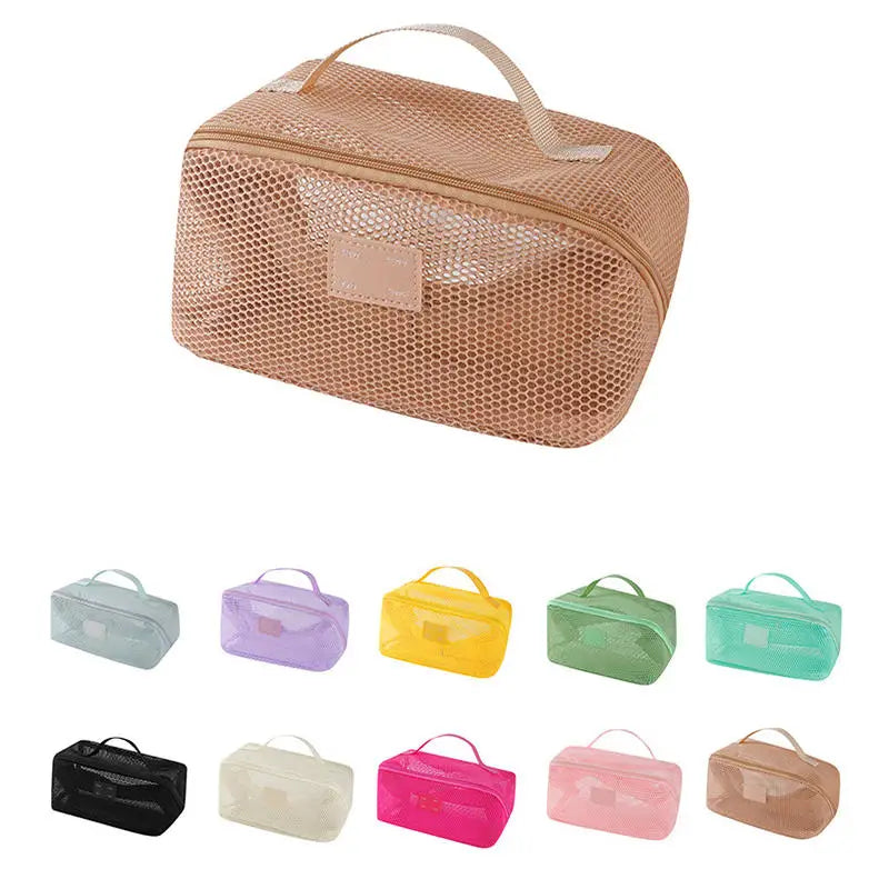 Compact Travel Cosmetic Organizer Bag