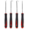 4-Piece Oil Seal Hook Removal Tool Set for O-Rings and Gaskets