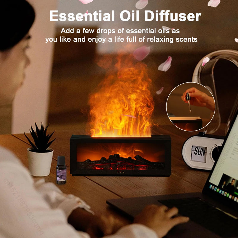 Diffuseur de Brume à Flamme avec Télécommande