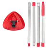 Replacement Microfiber Mop Head & Adjustable Handle for Spin Mop Systems