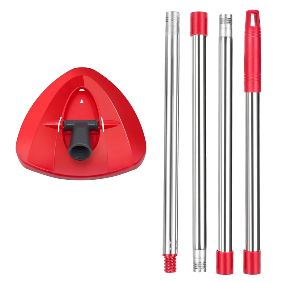 Replacement Microfiber Mop Head & Adjustable Handle for Spin Mop Systems