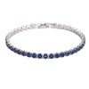 Iced-Out Cubic Zirconia Tennis Bracelet