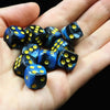 Translucent Colored Acrylic Dice Set for Tabletop Games