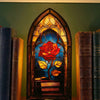 Acrylic Rose Gothic Arch Bookend for Bookshelf Decor