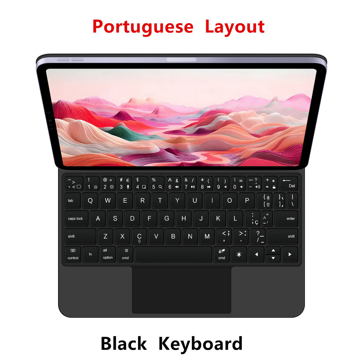 iPad Magic Keyboard Case with Backlit Keys and Touchpad