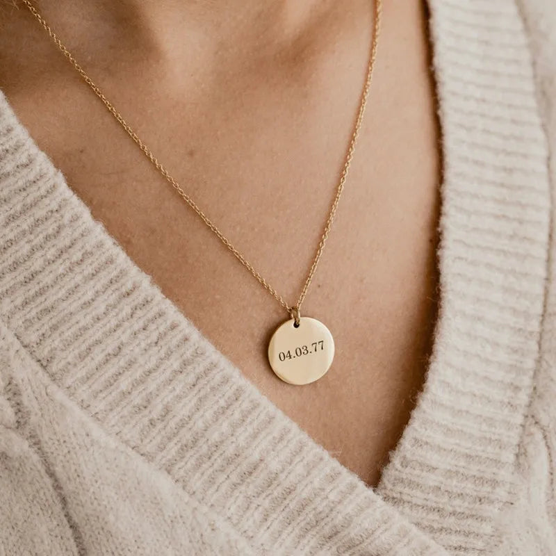 Collar de Nombre Personalizado en Acero Inoxidable