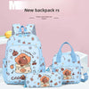 Capybara Cartoon Backpack Set for Kids