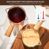 Verre Mesure Élégant avec Poignée en Bois