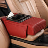 Multifunctional Car Armrest Cushion with Storage and Cup Holder