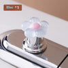 Flower-Shaped Bathroom Flush Button Helper
