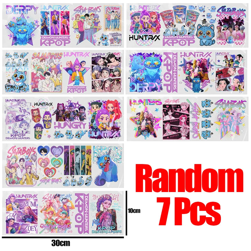 UV DTF Waterproof Transfer Stickers for Custom DIY Decor