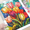 Diamond Painting Kit - Tulip Flower Art