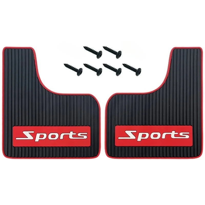 Universal Mud Flaps for Trucks, SUVs & RVs – Durable Rubber Splash Guards