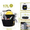 Foldable 17L Storage Organizer Basket with Carry Handle