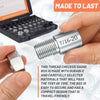 Metric & SAE Thread Checker Gauge Set (52-Piece)