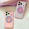 Double-Sided Magnetic Phone Ring Holder with Kickstand