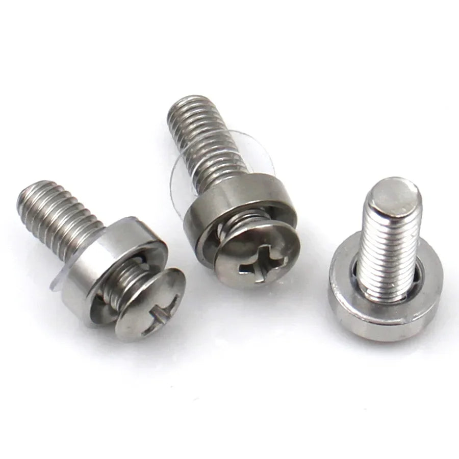 304 Stainless Steel Cage Nuts and Captive Screws for Rack Mounting (M5/M6)