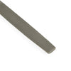 A close-up view of a gray 6-inch flat diamond file used for chainsaw sharpening.