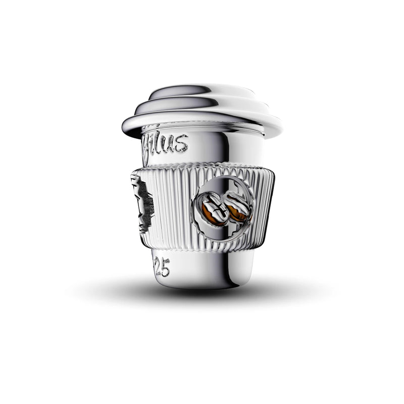 925 Sterling Silver Charm Set with Cubic Zirconia