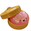 Glitter Dumpling Squishy Toy with Steamer Box