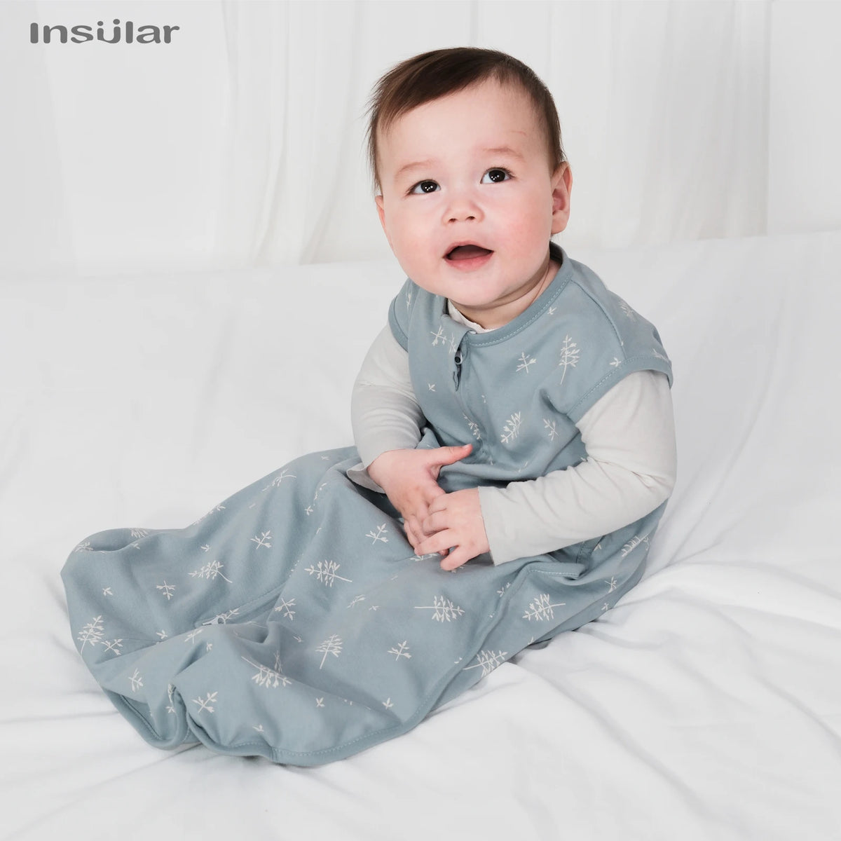 Soft Cotton Breathable Baby Sleep Sack – Sleeveless Summer Wearable Blanket
