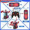 2-in-1 Transforming RC Car & Robot with LED Lights