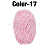 Soft Velvet Chenille Yarn for Knitting and Crochet – 2 Rolls