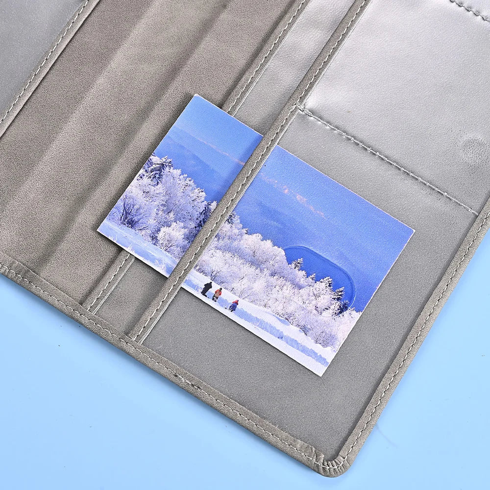 Car Registration & Insurance Card Holder – Leather Document Organizer for Glove Box