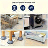 Anti-vibration pads used as shock absorbers for washing machine and dryer feet.