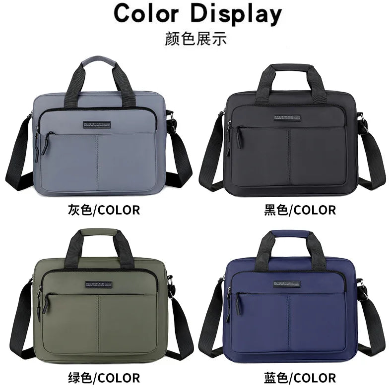 Large-Capacity Men's Messenger Bag with A4 Compatibility
