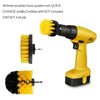 Cordless Drill Scrubber Brush Kit (3-Piece Set)