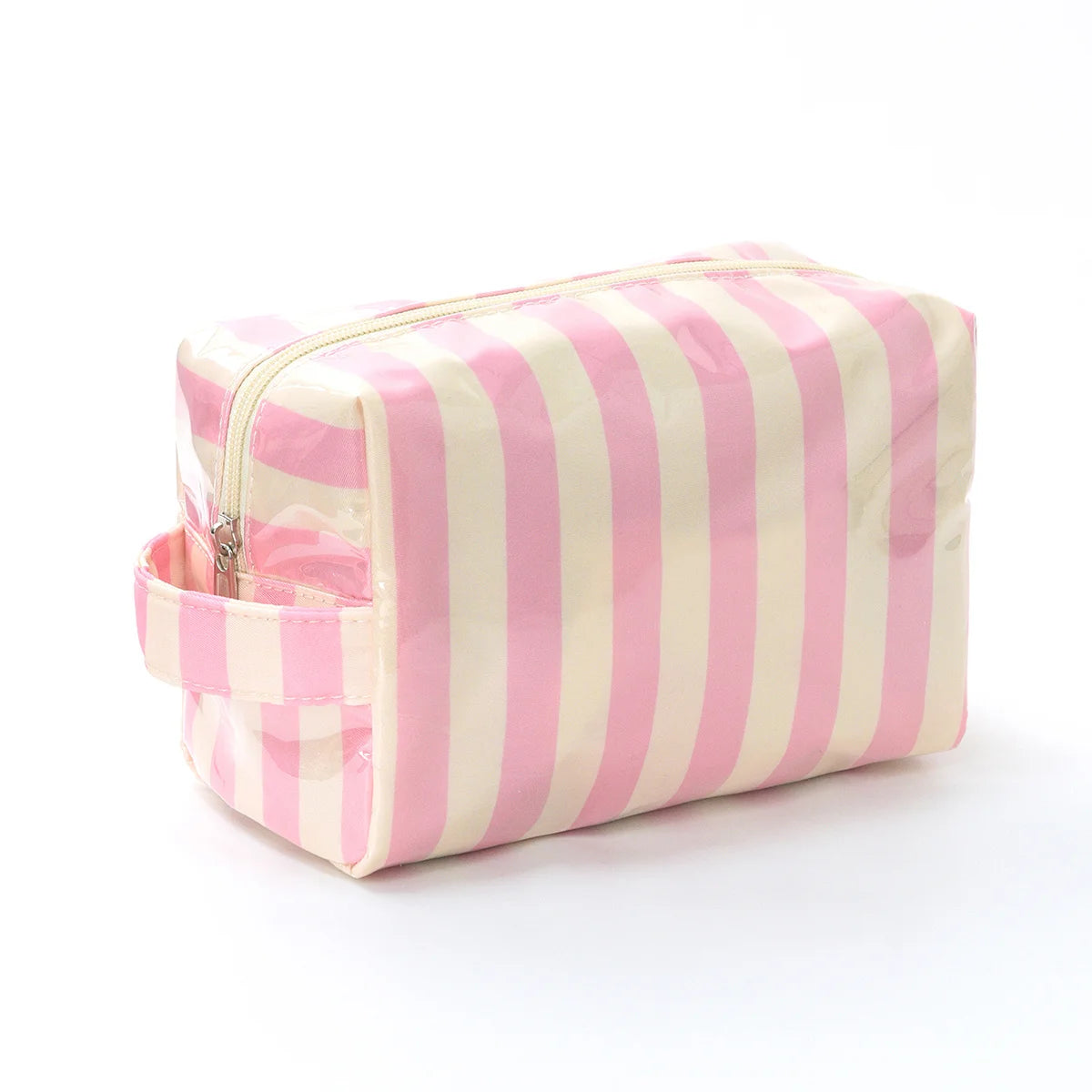 Striped Travel Toiletry Bag for Women