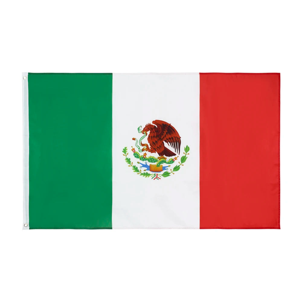 Mexico Flag 3x5 ft – Durable Outdoor & Indoor Decorative Banner