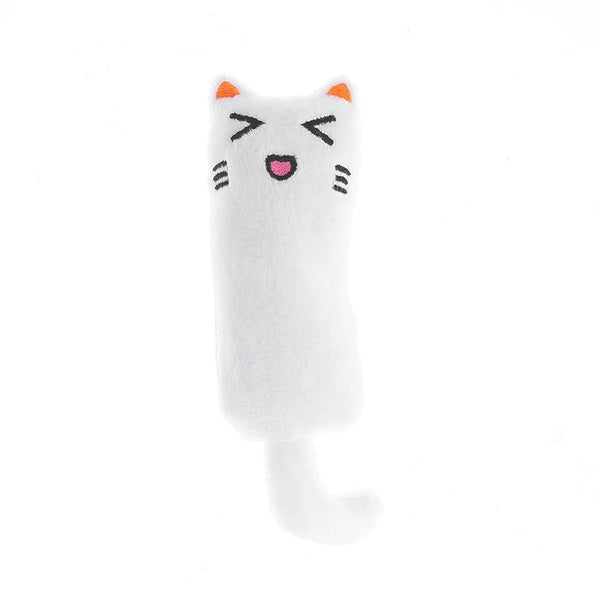 Interactive Plush Cat Toy with Squeaker and Catnip