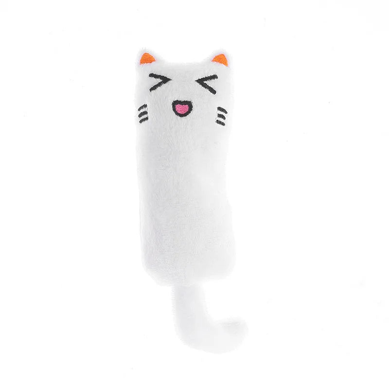 Interactive Plush Cat Toy with Squeaker and Catnip