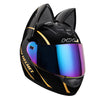 Cat Ear Full Face Motorcycle Helmet with Removable Ears