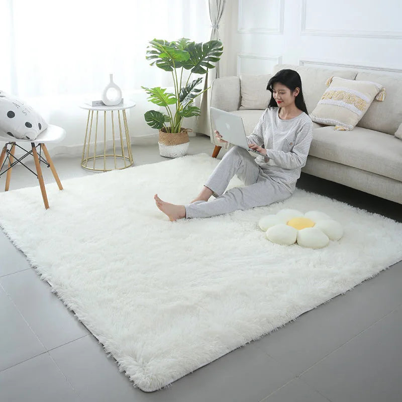 Plush Shag Area Rug – Soft, Cozy, and Modern