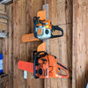 Durable Steel Chainsaw Wall Mount with Anti-Rust Coating