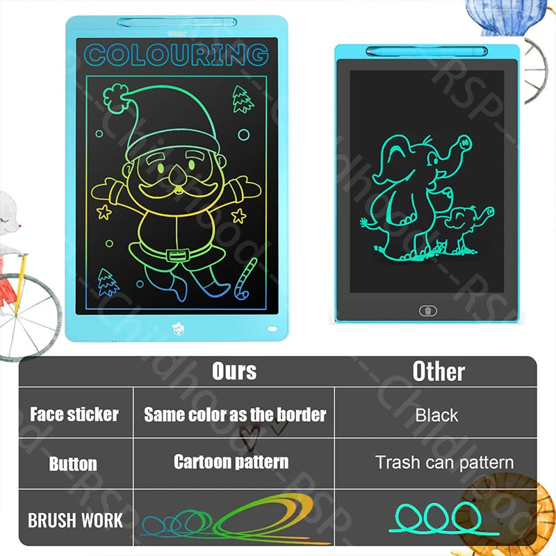 16-Inch Color LCD Writing Tablet with Erasable Screen