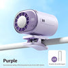Mini Portable Clip-On Fan with 360° Rotation